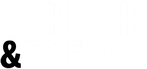 Schoch & Friends Logo der Online Marketing Agentur aus Freiburg als Hochformat