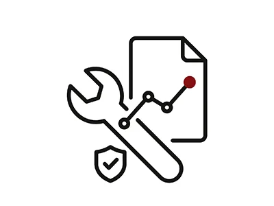SEO-Icon mit Schraubenschlüssel für das Abgeben von komplexen SEO Aufgaben