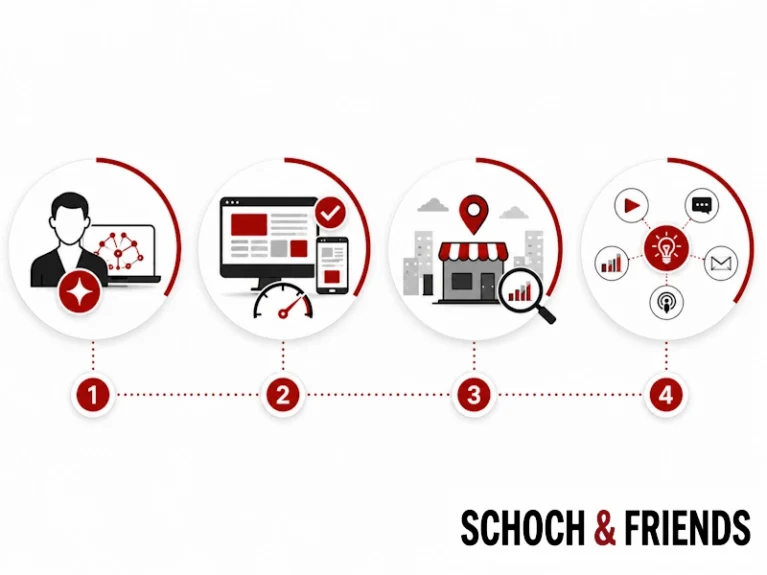 Vier Prioritäten zu erfolgreicher KI-Sichtbarkeit